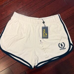 Ralph Lauren US Open Women's White Athletic Shorts